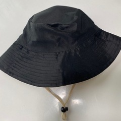 【美品】レディース 帽子 UVカット つば広 紫外線対策　紐取り...