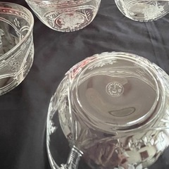 オールド　バカラ　ボウル　6点セット未使用