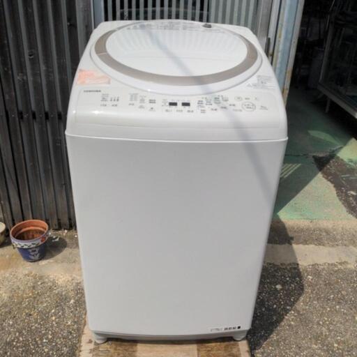 TOSHIBA　電気洗濯乾燥機　8キロ　AW-8V5　2017年式　100V　50/60hertz