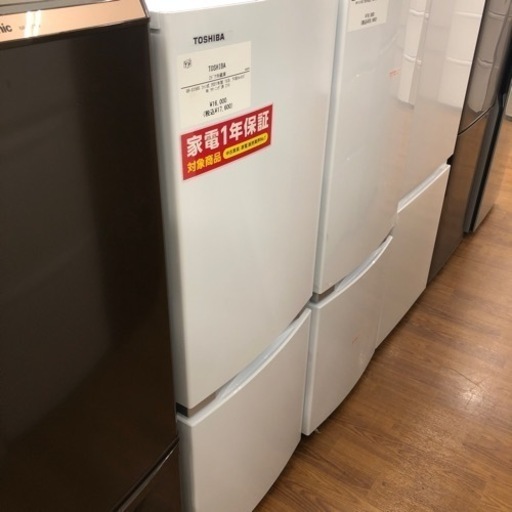 TOSHIBA 2ドア冷蔵庫 GR-S15BS 2021年製 17,600円