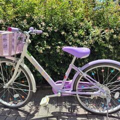 【ネット決済】【ジュニア自転車】ブリヂストン22型　ラベンダー