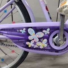 ジュニア自転車】ブリヂストン22型 ラベンダー