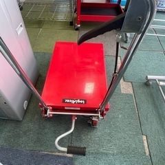 【リサイクルサービス八光】liftdaishasy15 (レッド) 油圧式昇降台車 リフトカート