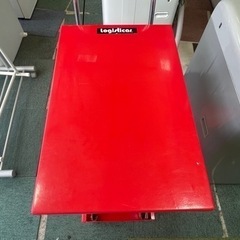 リサイクルサービス八光】liftdaishasy15 (レッド) 油圧式昇降台車