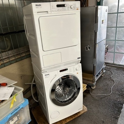 Miele/ミーレ■全自動洗濯機■W1912■2017年製■単相200V■T8822C コンデンサー式温風乾燥機■7kg■