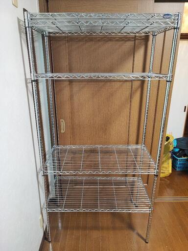 アイリスオーヤマ　5段メタルラック幅91cm×高さ180cm×奥行46cm