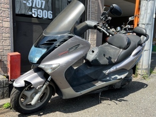 ヤマハ マジェスティ125FI シート新品張替え！USB、スマホホルダー完備