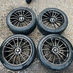 愛知.引取限定】ホイール weds ウェッズ SA-15R 18インチ 114.3 5穴 
