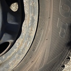 2021年製　ダンロップ　195/80R15  冬タイヤ　キャラバンバン用スタッドレスタイヤ　ホイールセット　　