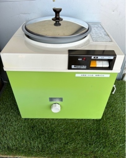 TOSHIBA 餅つき機 AFC-284  2升タイプ　蒸す・つく　昭和レトロ