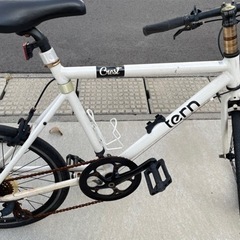 tern　クレスト 白　自転車  ミニヴェロ