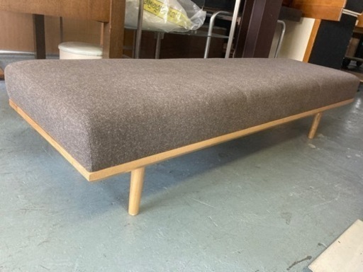 長椅子☆97240背無し相合家具W1670業務用台輪頑丈