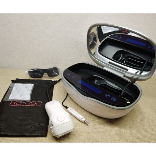 【美品】脱毛器 ケノン NIPL-2080-KEPW 眉毛脱毛器付き パールホワイト Ver7.0