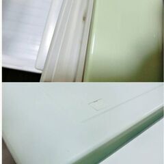 【　3ヵ月保証　】高年式　2022年製　レトロデザイン　2ドア　冷蔵庫　動作良好　かわいい　空間演出　e angle　ANG-RE151-B1　149L　EDION