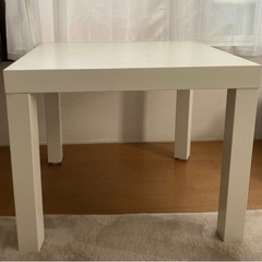 IKEA　LACK ラック サイドテーブル ホワイト 55x55 cm