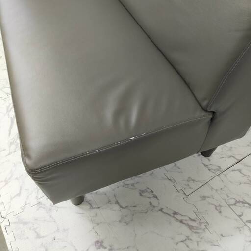 18150 NITORI 右肘カウチソファ ◇大阪市内・東大阪市他 6,000円以上ご購入で無料配達いたします！◇ ※京都・高槻・枚方方面◇ 神戸・西宮・尼崎方面◇生駒方面、大阪南部方面 それぞれ条件付き無料配送あり！ - 2人掛けソファ