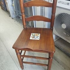 チェア ① スペイン製 木製 イス 椅子 アンティーク 家具 ヴ...