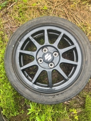 スズキのアルミホイルタイヤ165-55R15 75V