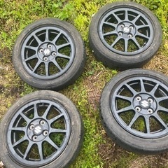 スズキのアルミホイルタイヤ165-55R15 75V