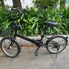 【2,300円でお譲り先決定】自転車 折り畳み自転車　ミニチャリ
