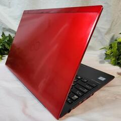値下げしました❗【Office365付いてます】赤い彗星⁈ 2019年 FUJITSU LIFEBOOK U938V 13インチ Windows11 ①