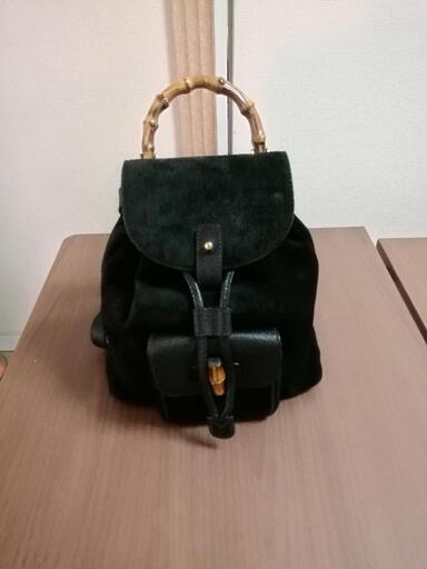 美品。GUCCI グッチ バンブー ミニマム リュック