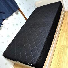 【ネット決済】収納 コンセント 付き シングルベッド 家具 ベッド