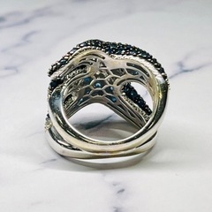 サファイア14kリング