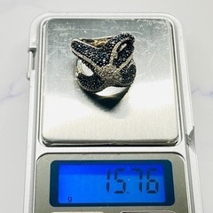 サファイア14kリング