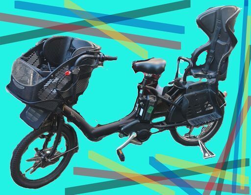 Ｆ25土日も️お子様といろいろなタイプの電動自転車ご試乗可能  ️２０インチ、チャイルドシート、２人乗り、３人乗り、１人乗り電動自転車  バカ良心的な電動自転車屋１００日間・安心の無料点検️無料交換保証サービス付き  ️電動自転車・リサイクル専門店　　ご試乗をしてから、ご購入できます。  後ろチャイルドシートを大きめのかごに変更のオプション無料です。  バッテリーは新品の９０％以上の性能です。  １回の充電で３０Ｋｍ程度走行可能でコン