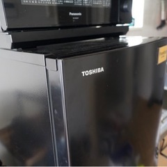 【ネット決済】ブラック　冷蔵庫 TOSHIBA　