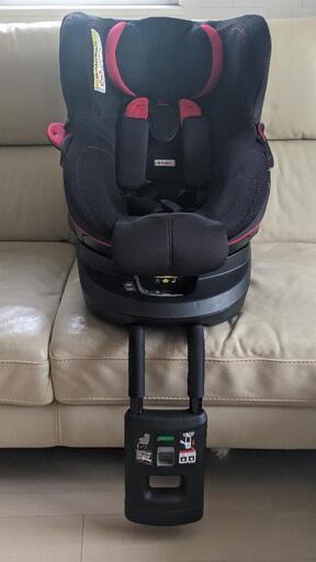 【ISOFIX】エールベベ・クルット4i プレミアム カーボンレッド