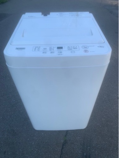 万代店　2022年製★美品 中古★YAMADA 4.5㎏ 時短洗濯最短10分!!黒カビを抑制！ステンレス層採用☆洗濯機【YWM-T45H1】