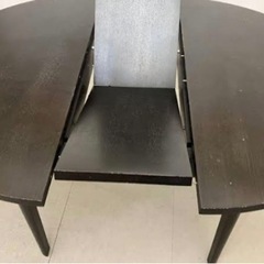 フランフラン ダイニングテーブル 伸縮式 楕円