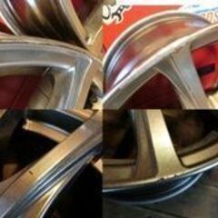 マナレイ15インチ中古ホイール4本・トヨタ平座ナット仕様