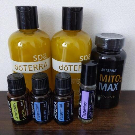 ドテラ doTERRA エッセンシャルオイル ボディソープ サプリメント 7点セット