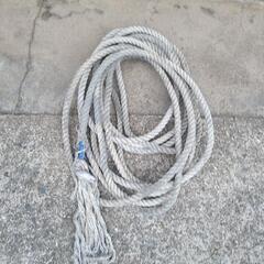 太いロープ DIYブランコに中古親綱