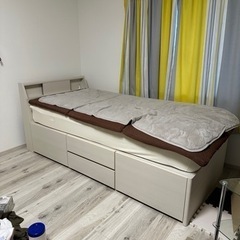 ニトリシングルベット美品