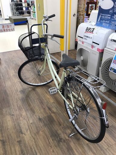 自転車 クリーム 26インチ