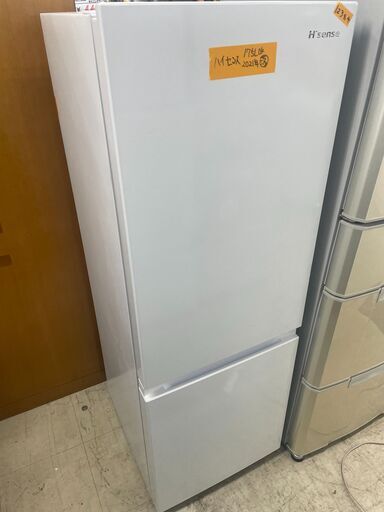 リサイクルショップどりーむ荒田店 No12384 冷蔵庫　ハイセンス　２０２１年製　１７５L　ちょっと大き目冷蔵庫♪