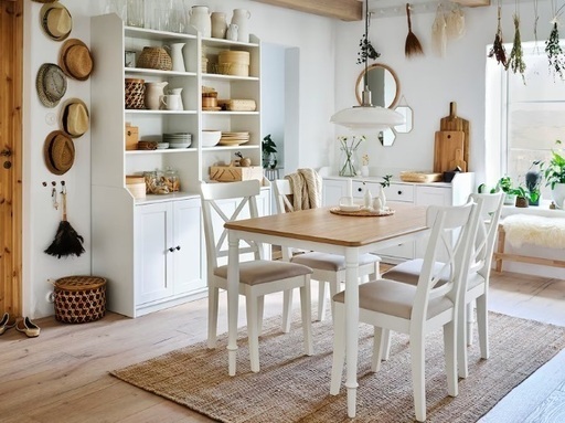 IKEA ダイニングテーブル　椅子4脚セット