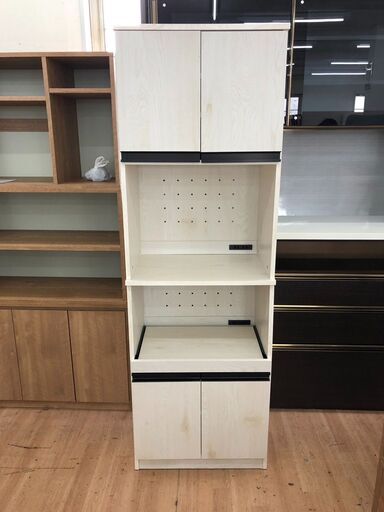 食器棚 しょっきたな レンジボード 幅60cm 自社配送時代引き可※現金、クレジット、スマホ決済対応※【送料に設置込】