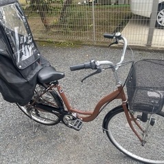 【ネット決済】チャイルドシート付き自転車