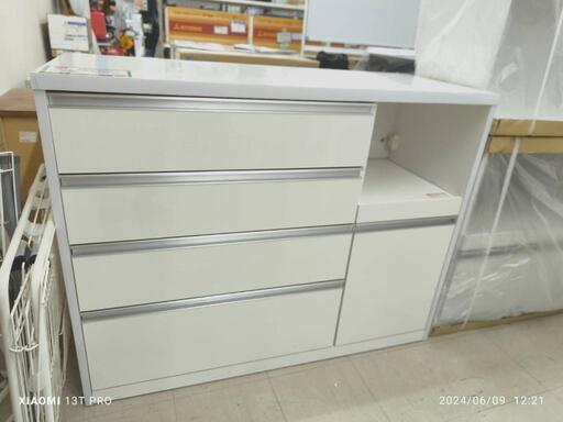 ☆744 レンジボード 白 【リサイクルマート宇宿店】 - 食器棚 ☆744 レンジボード 白 【リサイクルマート宇宿店】 - 食器棚