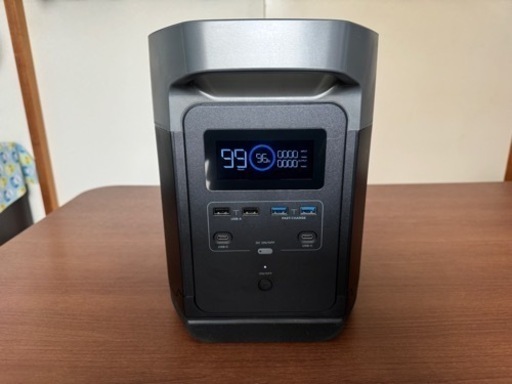 〈13日まで取引中〉エコフローデルタ1260wh(社外 ソーラーパネル80w付き)