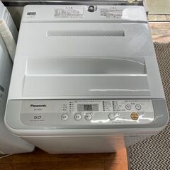 洗濯機　No.13325　Panasonic　2018年製　5k...