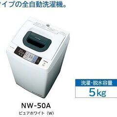 全自動洗濯機 NW-50A