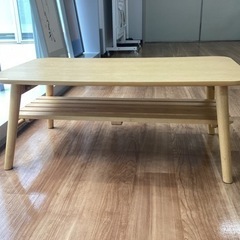 センターテーブル（折りたたみ）【町田市再生家具】　240670