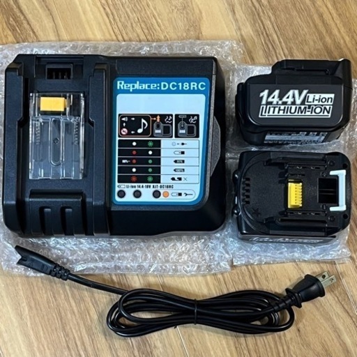 マキタ用 \nバッテリー充電器 DC18RCバッテリー×2 BL1460 3点セット