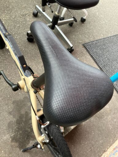 訳あり】LOGOUTRUNK 14インチ 折りたたみ自転車 ライトベージュ No.807